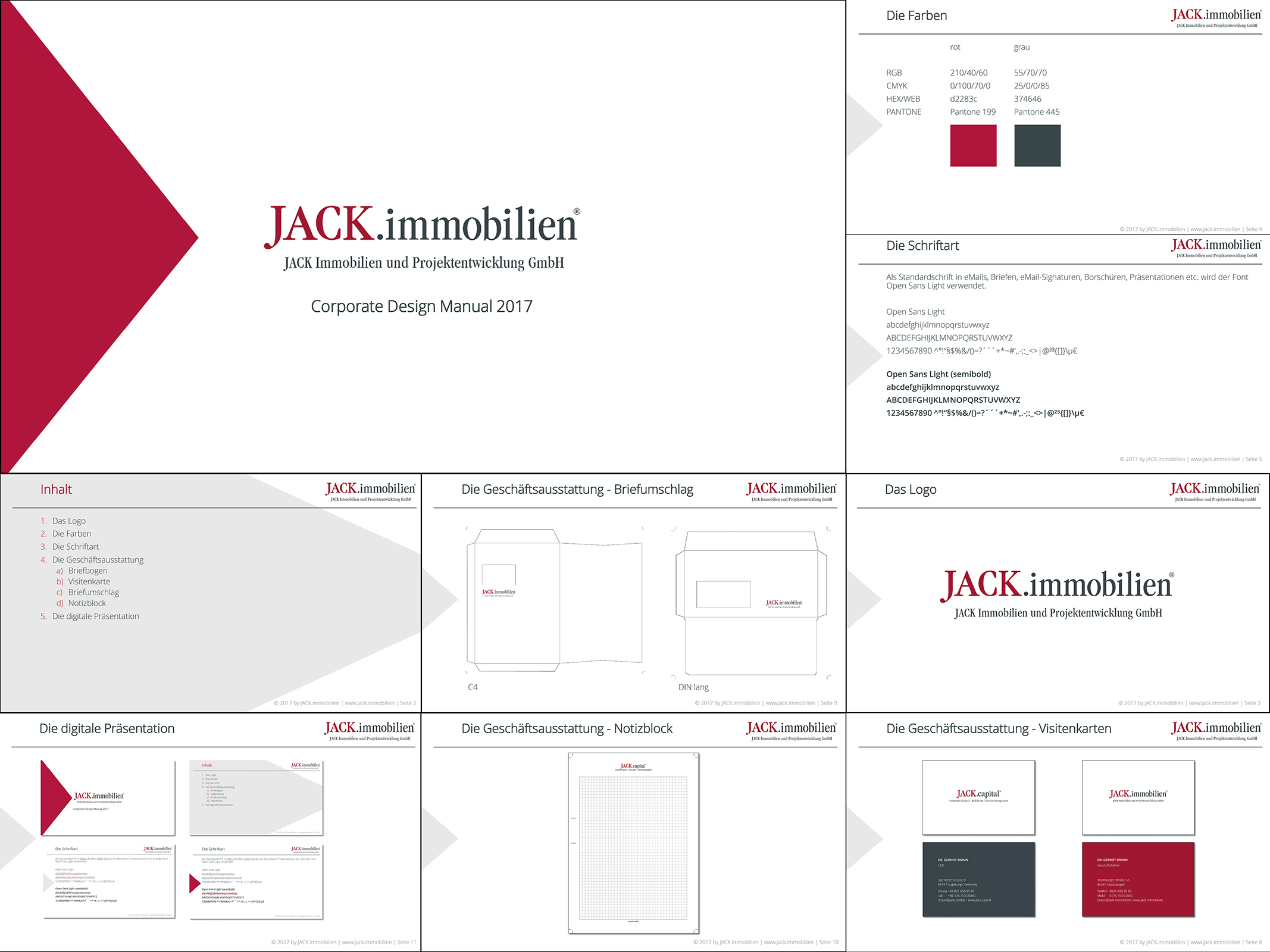 Jack Real Estate Jack Capital Corporate Design Logo Development Eest
