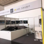 Intersolar: Gesamtansicht Messestand von rechts