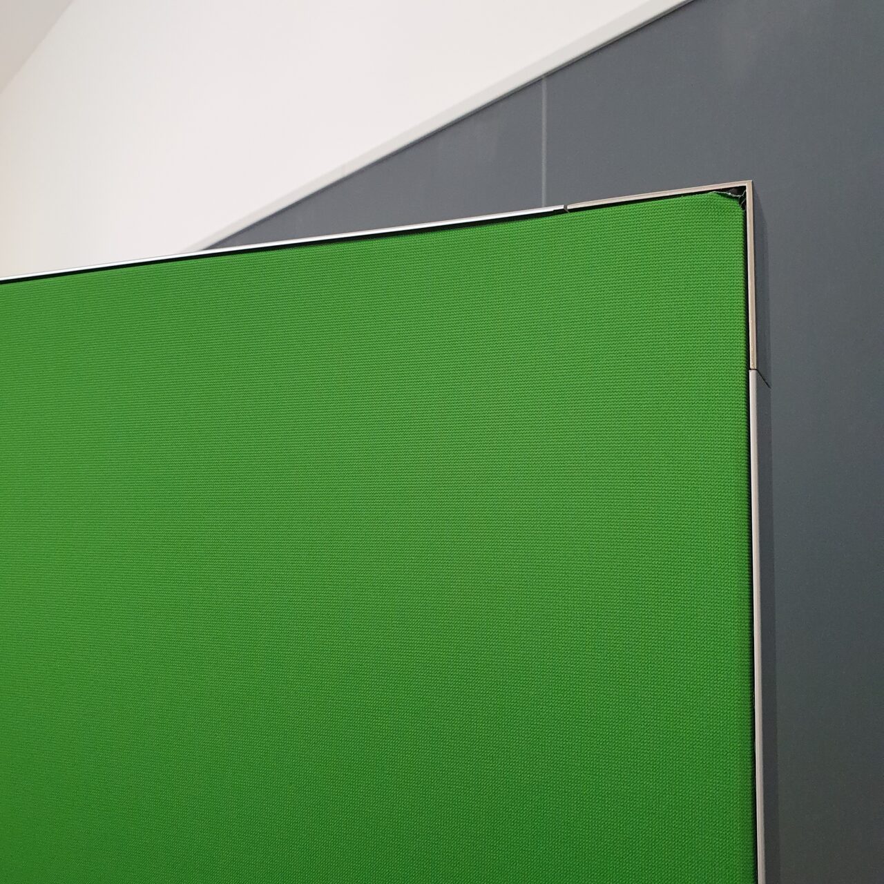 Greenscreen Textilrückwand