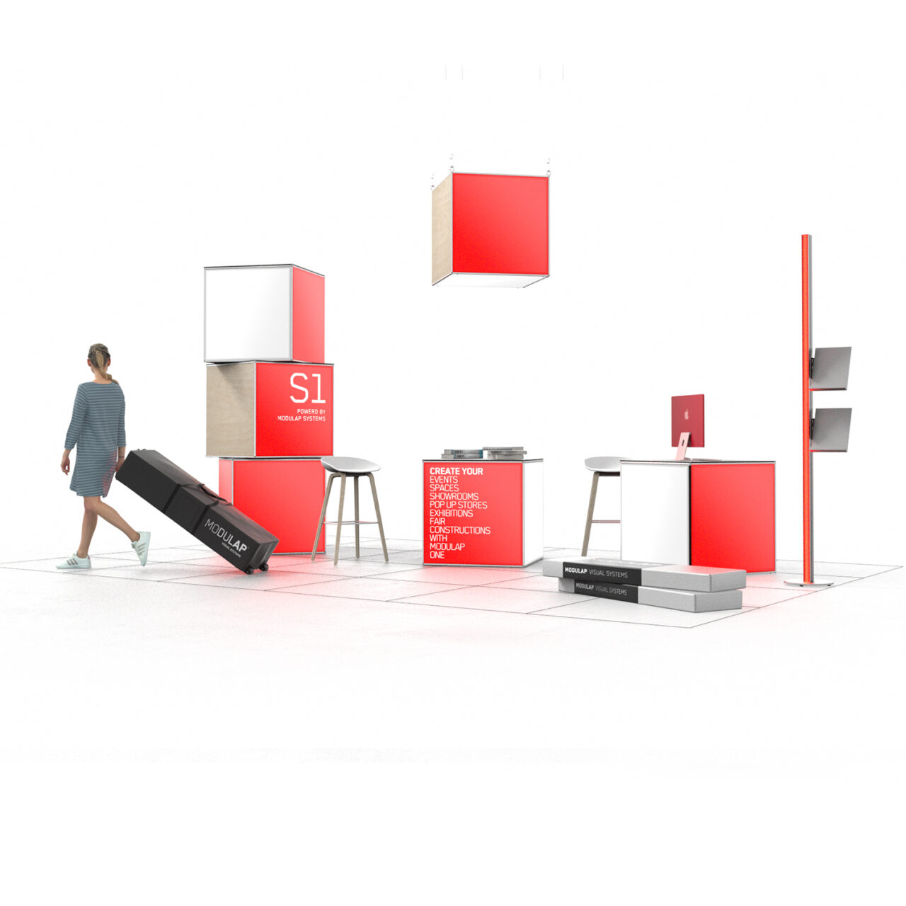 eest! MODULAP mobiler Messestand Set H_05