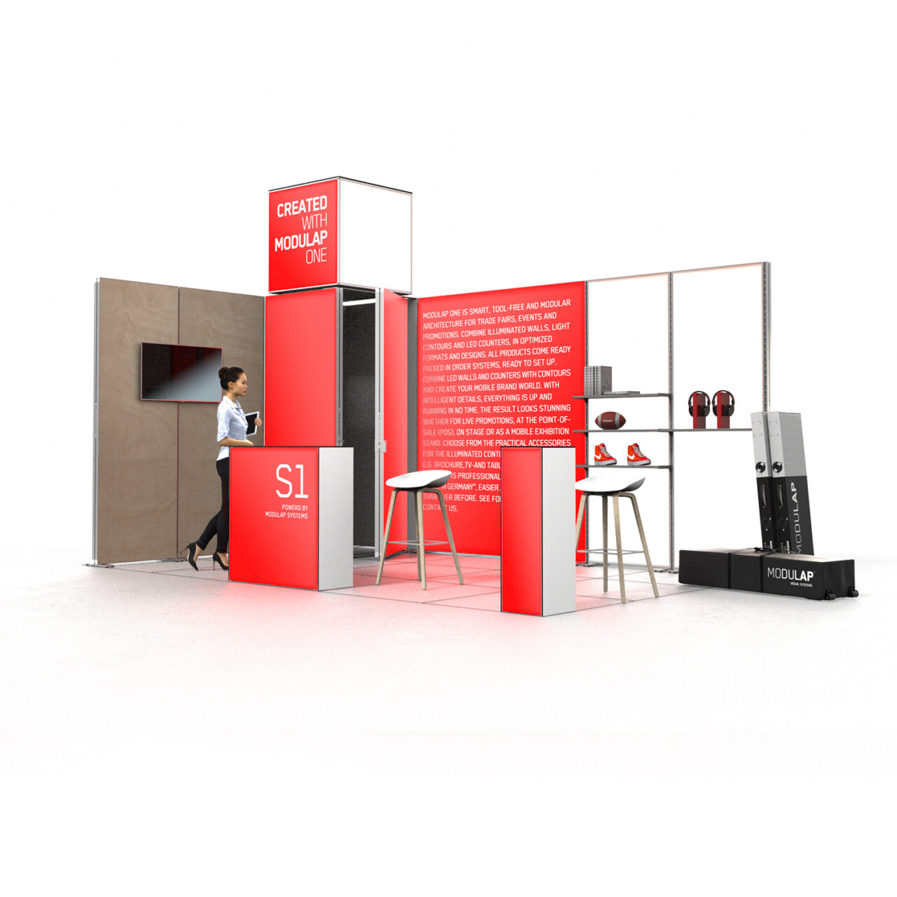 eest! MODULAP mobiler Messestand Set H_08