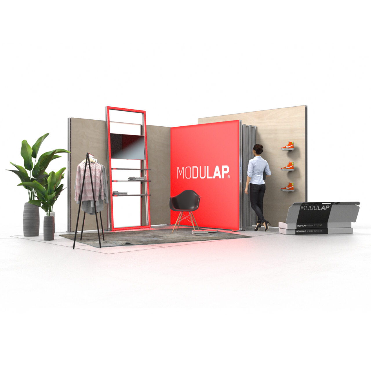 eest! MODULAP mobiler Messestand Set H_09