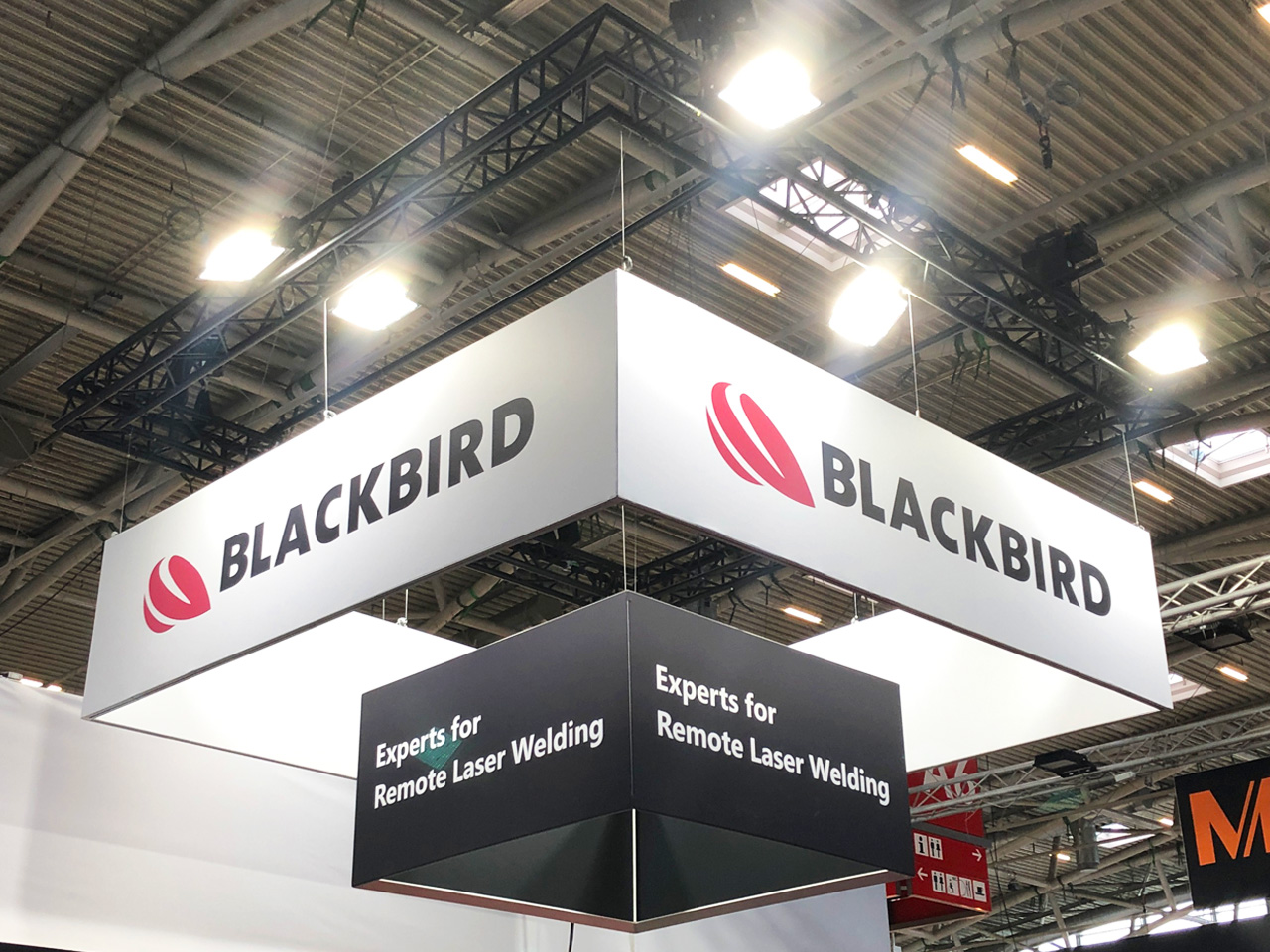 BLACKBIRD Robotersysteme auf der Laser World of Photonics 2022 in München - Messestand by eest!