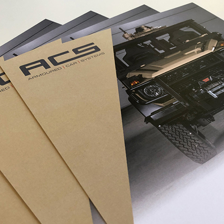 ACS Armoured Car Systems GmbH – Geschäftsausstattung