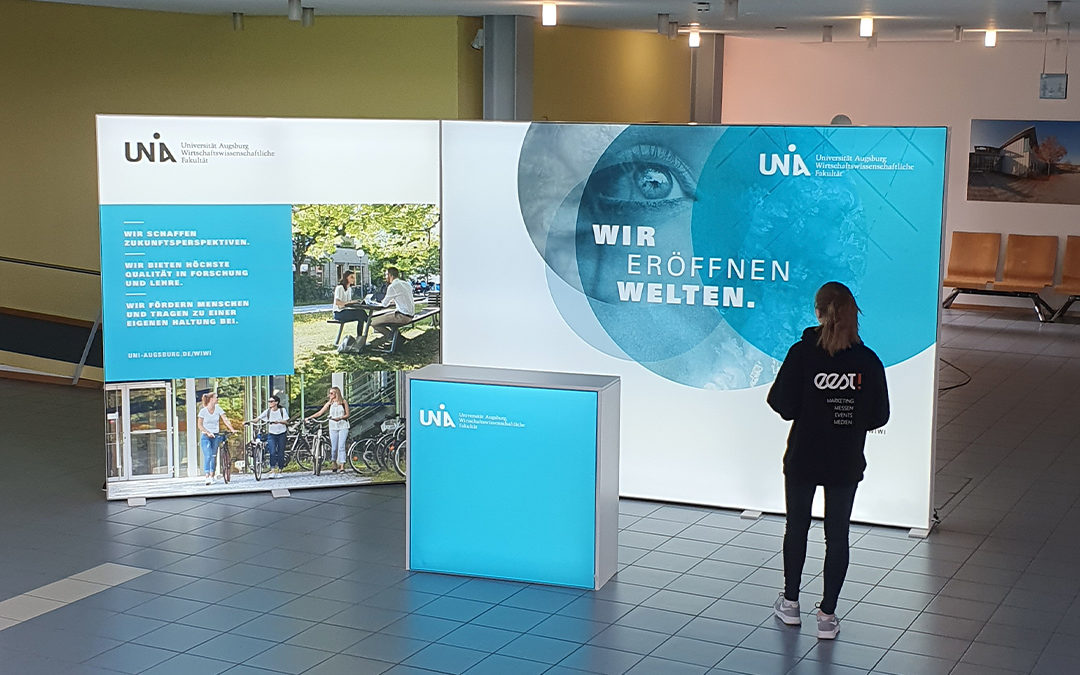 Universität Augsburg – mobiles Messesystem