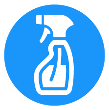 Modernisiertes WASCHWELT-Logo, neue Farben Türkisblau/Grün, Schrift Montserrat und Piktogramme für Waschprogramme und Zusatzleistungen, klare und nachhaltige Markenidentität.